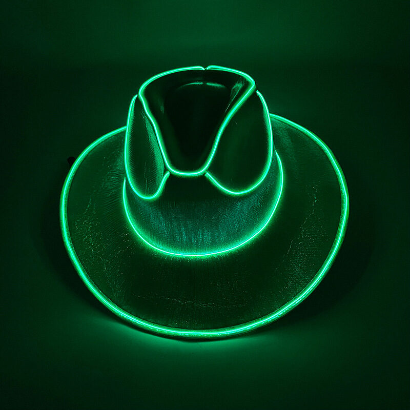Halloween Carnival Party LED Wireless Fluorescent Colorful Cowboy