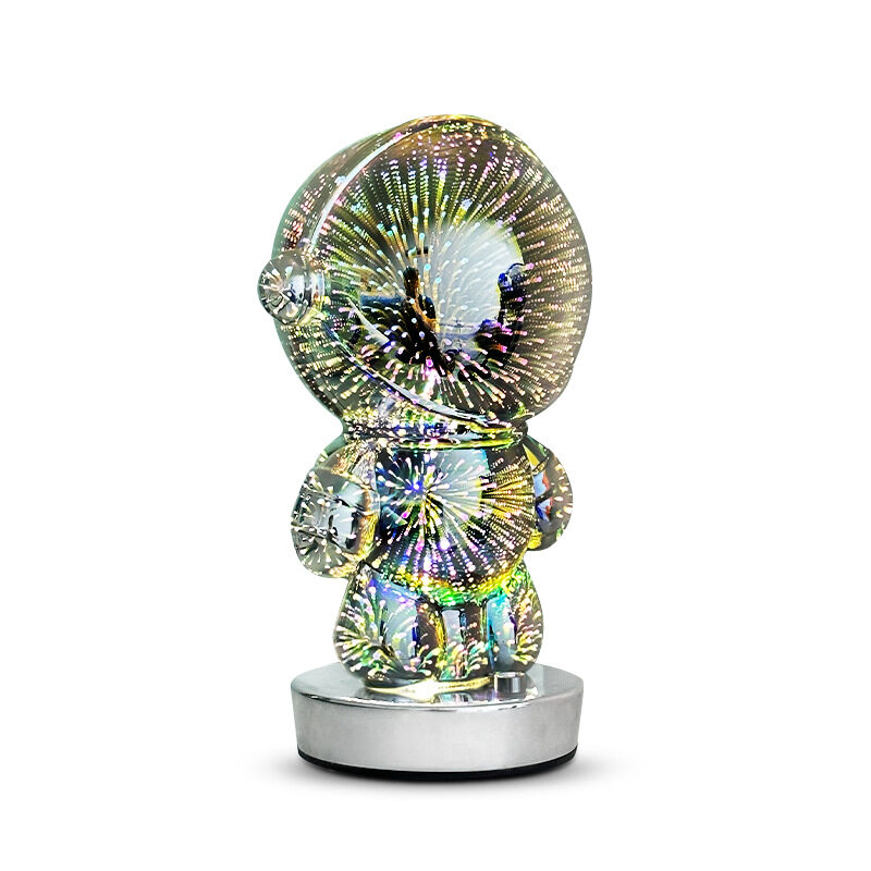 Fireworks Astronaut Atmosphere Light 3D Stereo