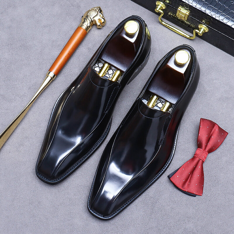 Business Formal Wear Shoes Cowhide Men's Office