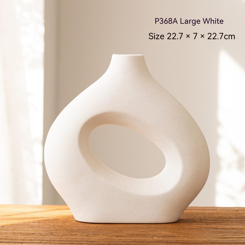 Ceramic Vase Circle Second Generation Decoration Crafts Soft