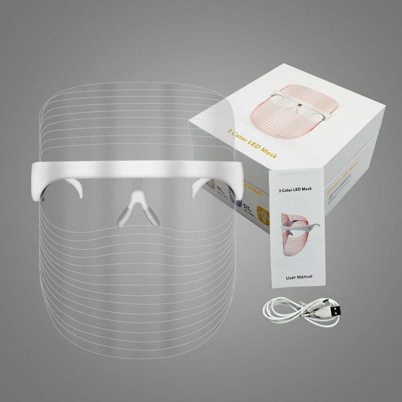 LED Three-color Beauty Mask Household Face Acne Removing