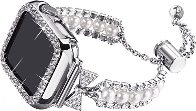 Smart Watch Pearl Bracelet Band