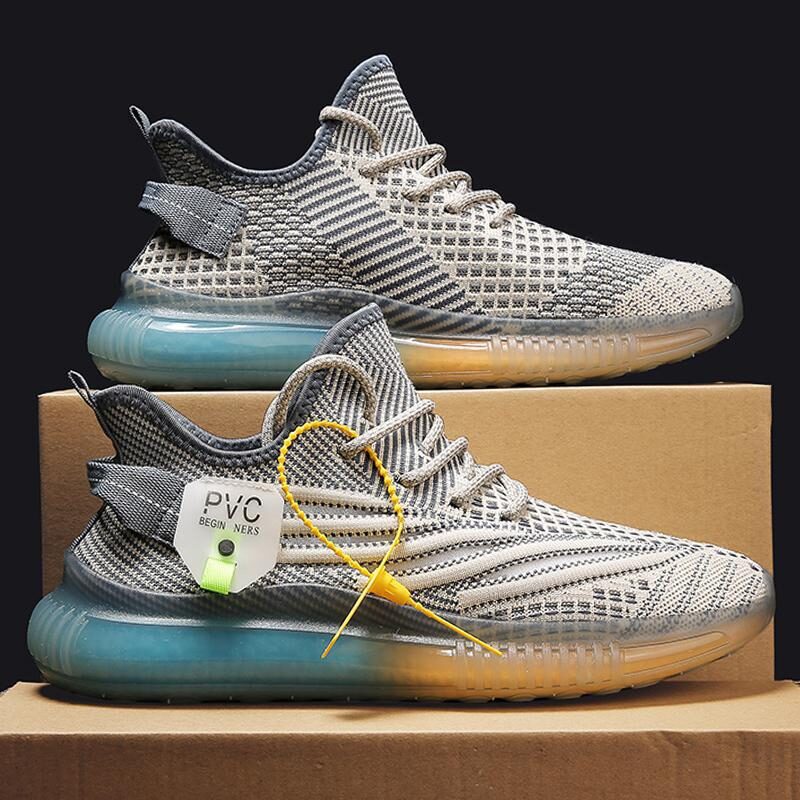 New Flying Woven Breathable Casual Running Shoes Mesh