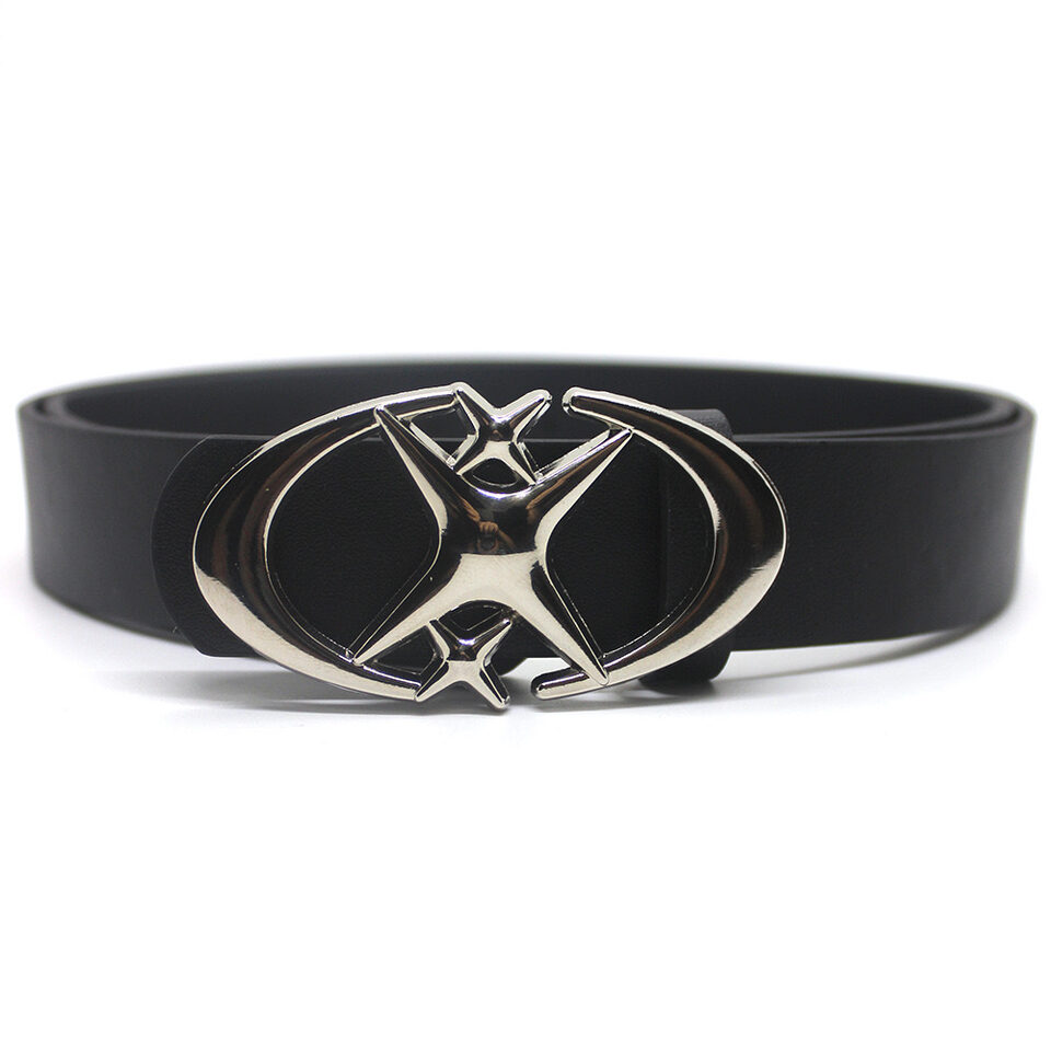 Fashion Wild Original Design Double Crescent Moon Cross