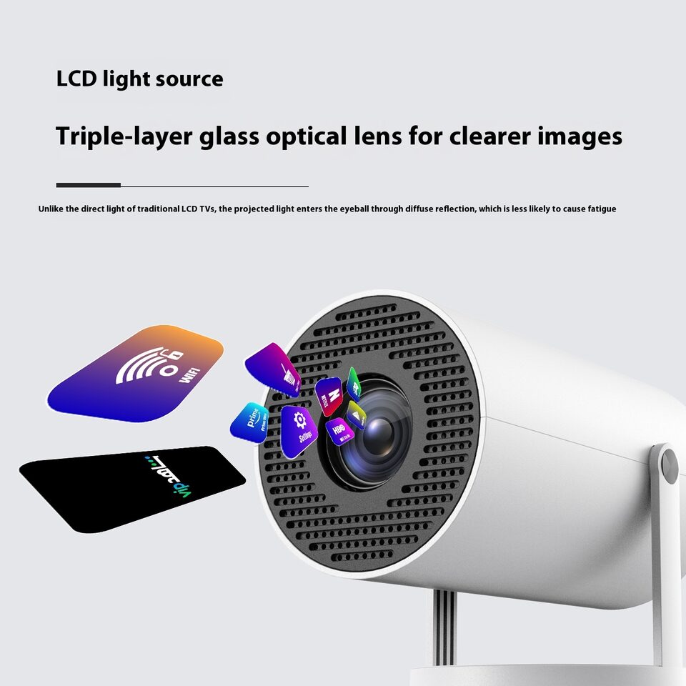 Portable Projector Small Straight For Home Use 180