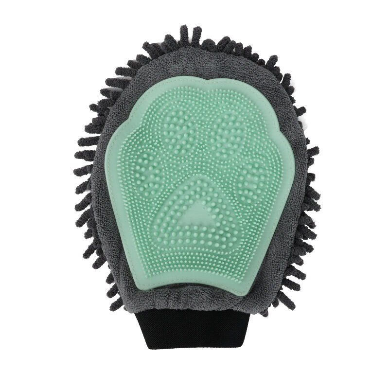 Pet Bathing Brush 2-in-1 Grooming Glove Elegant Dog