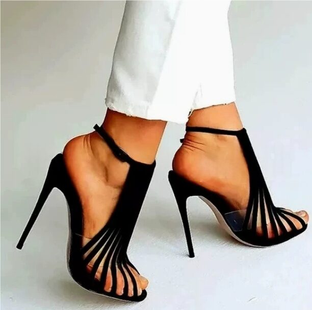 Ladies Stiletto Heel Open Toe Fashion Sexy Sandals