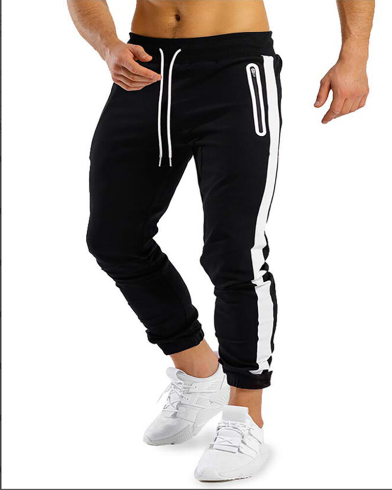 Men's Trendy Latest Running Fitness Side Contrast Color