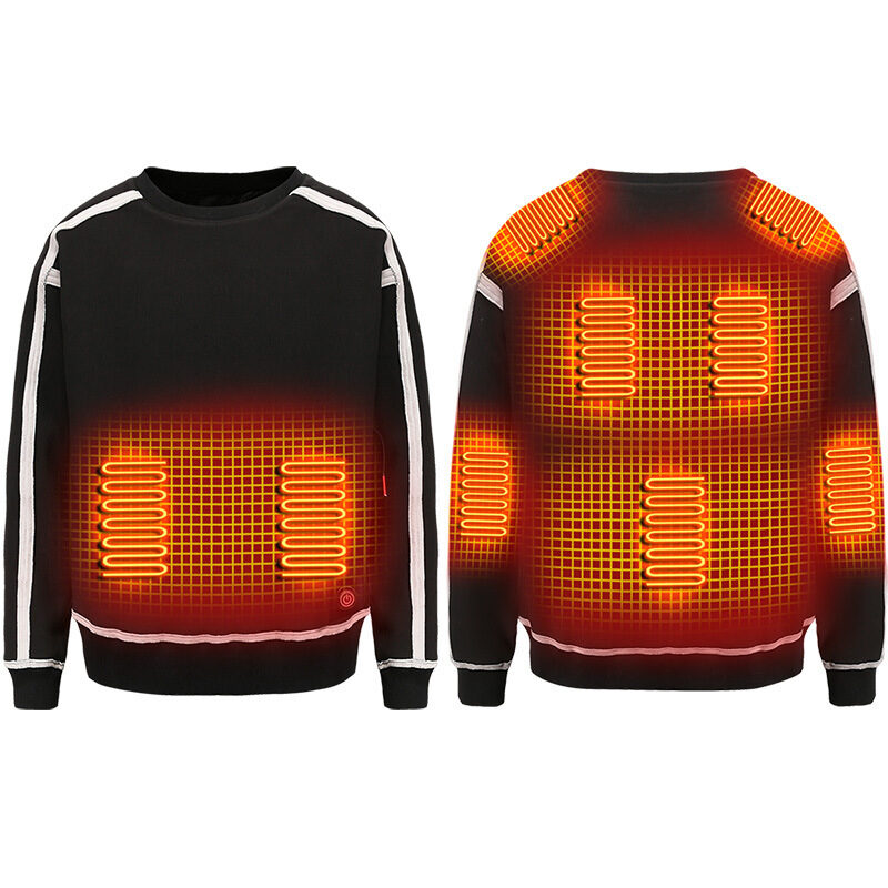 Electric Heated Jacket Clothes Color Matching Top USB