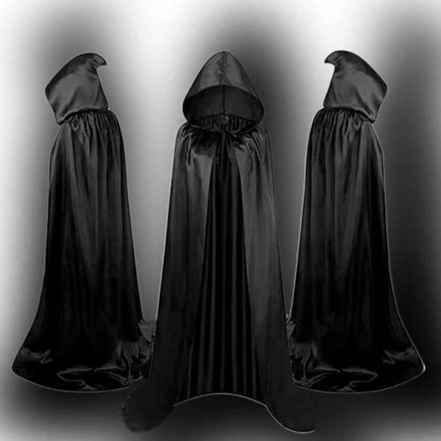 Halloween Cloak Costumes Wizard For Children Hooded Capes