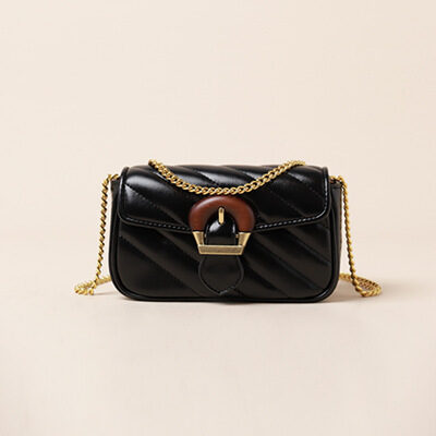 Embroidered Thread Chain Design Messenger Bag For Women