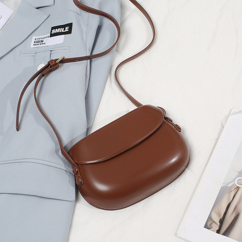 Candy Color Cute Shell Bag Ins Fashion Saddle