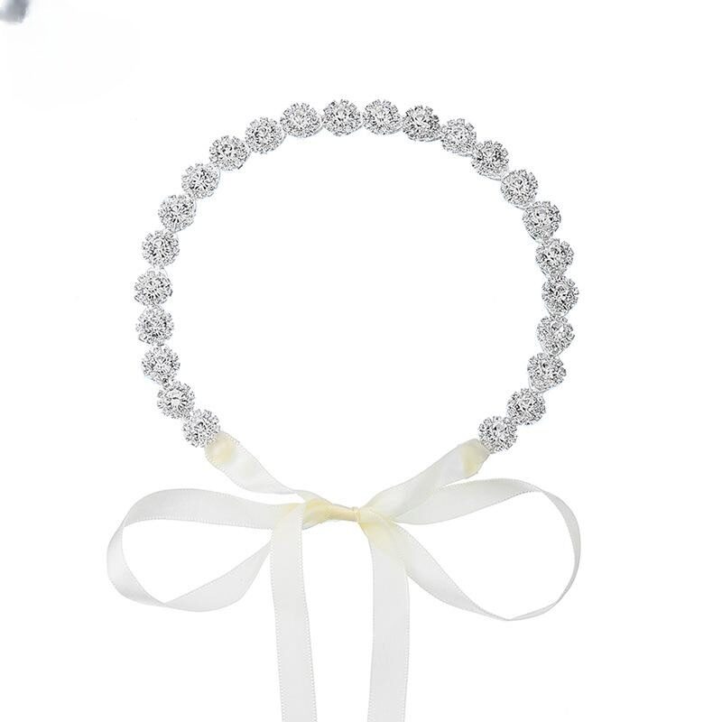 Bridal Rhinestone Sunflower Hair Band Wedding Photography Accessories