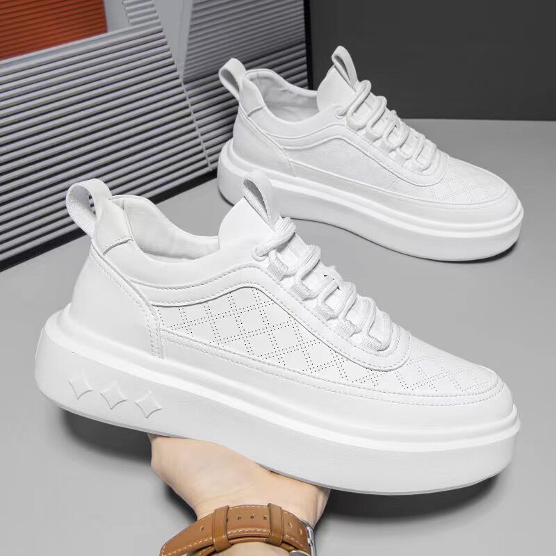 British Style Thick Soled Hollowed Out Breathable Casual