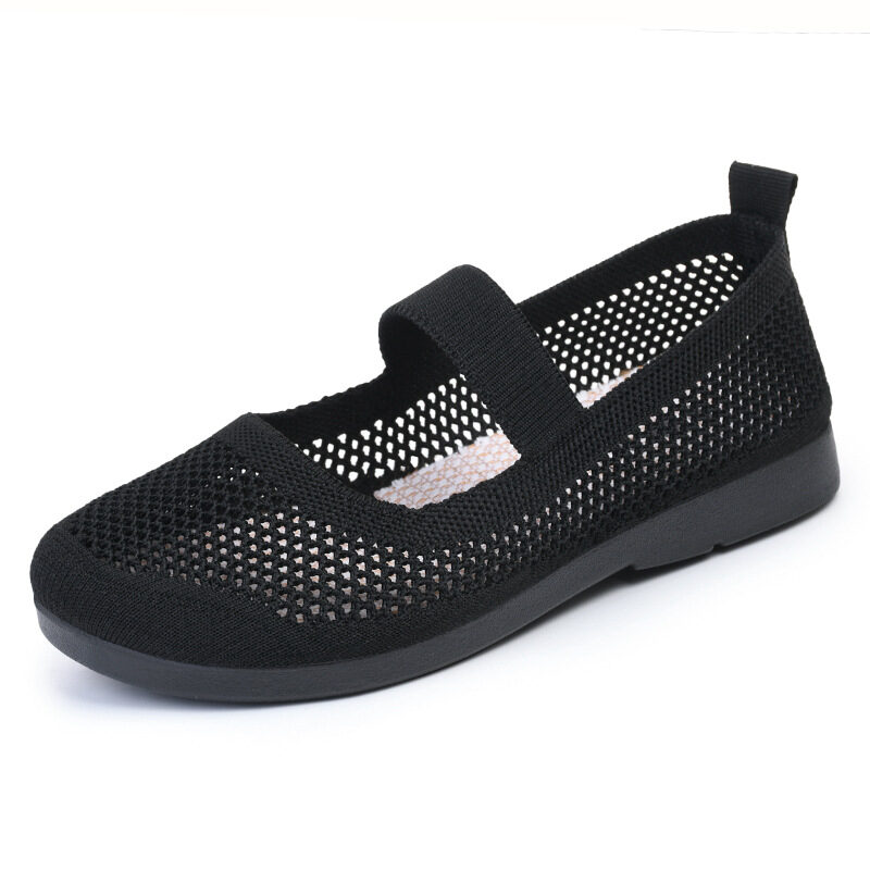 Casual Shoes For Women Flying Woven Women's Breathable