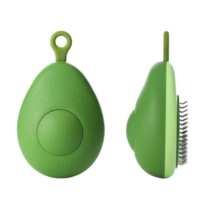 Cat Brush Hair Remover Cleaning Avocado Shaped Dog