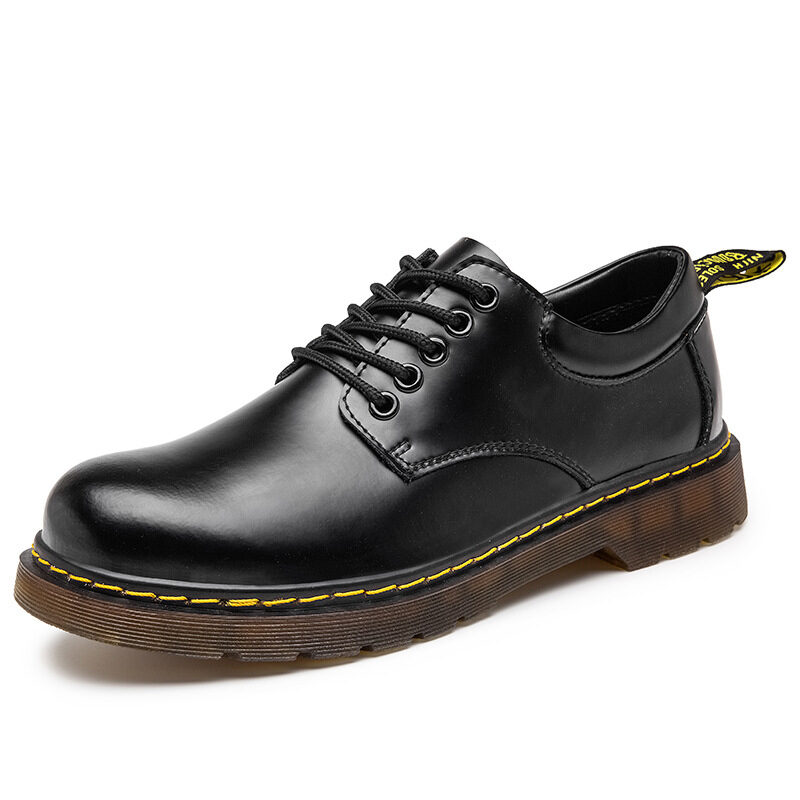 Low Top Big Head Black Working Wear Martin