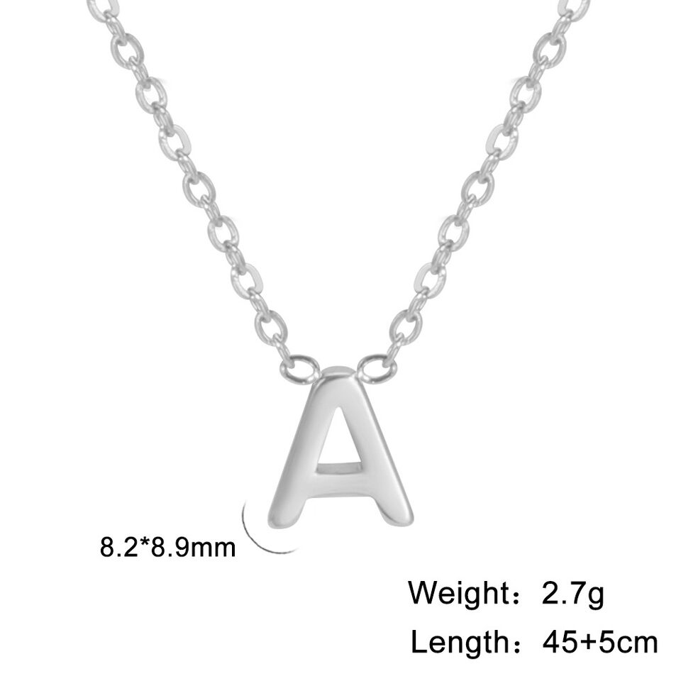 26 English Letter Steel Color Concentrate Polished Welding