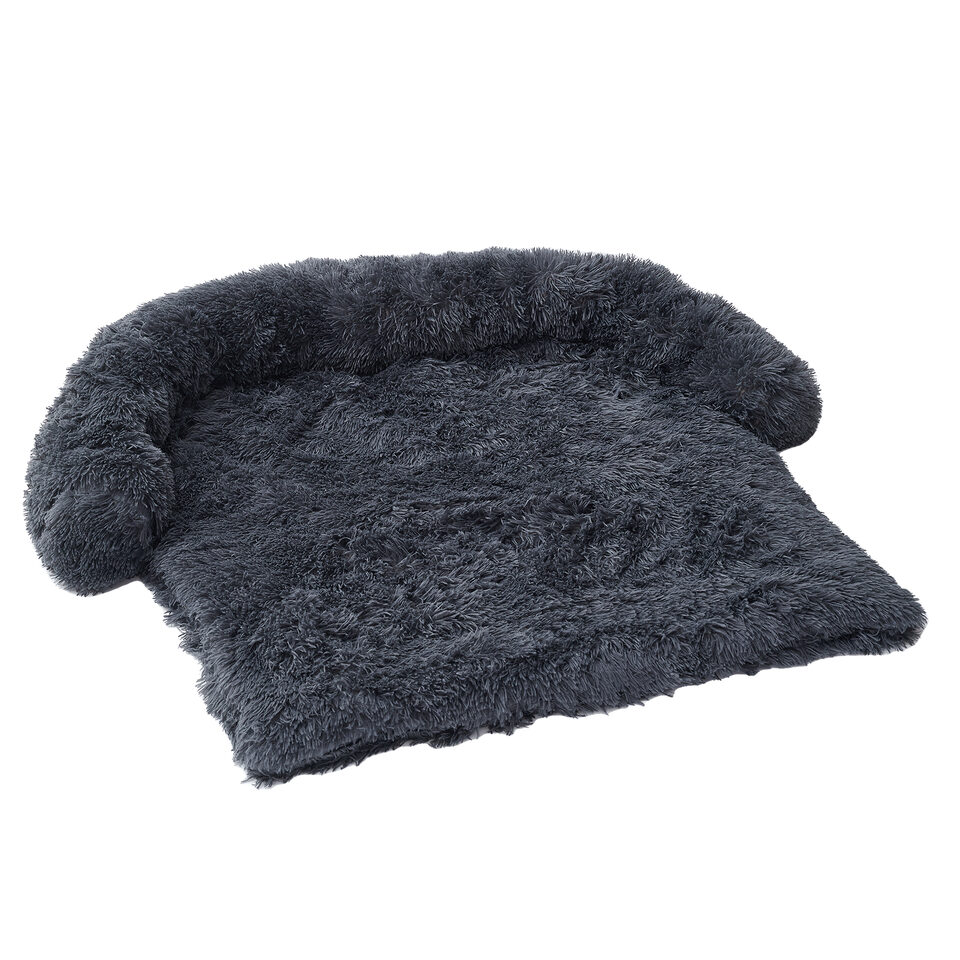 Calming Dog Bed Fluffy Plush Mat For Furniture