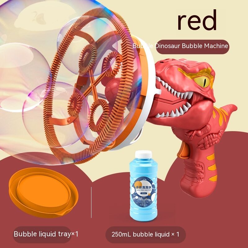 Fan Dinosaur Bubble Machine Blowing Toy Children's Handheld