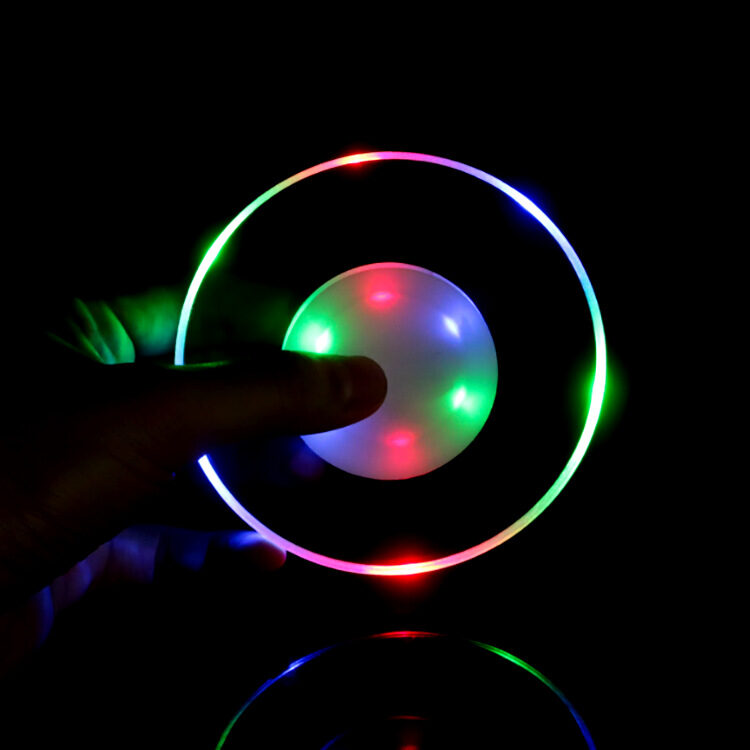 LED Glow Coaster Acrylic Crystal Emitting Luminous Bar