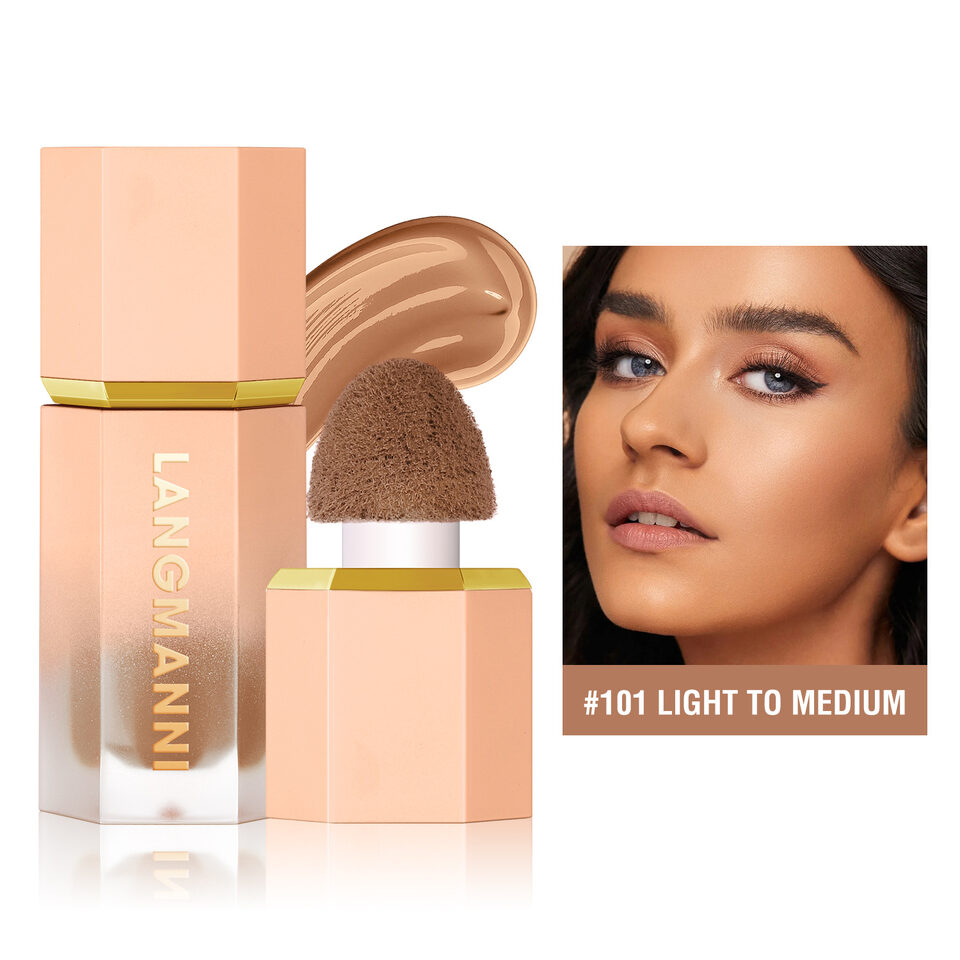 Langmanni Three-color Liquid Repair Face Three-dimensional Deepening Contour