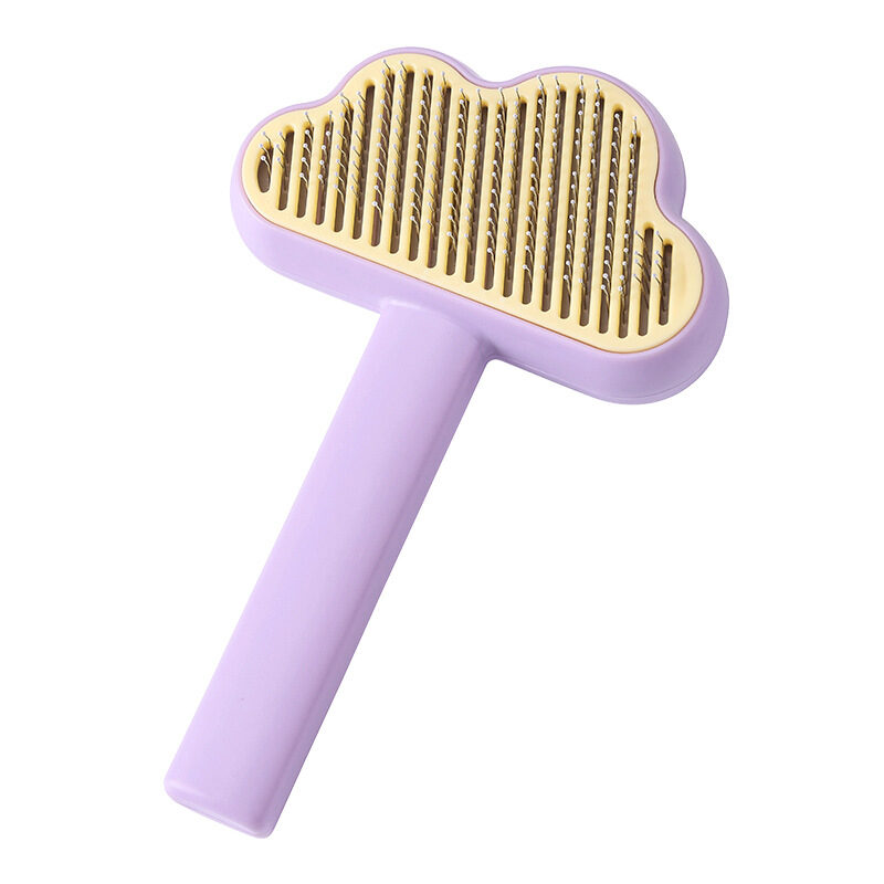 New Cloud Pet Comb Cat Brushing Self-cleaning Needle