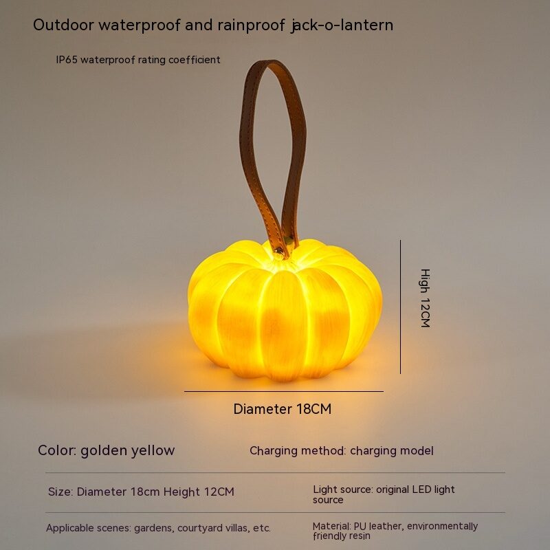 Outdoor Solar Pumpkin Lights Rural Farm Creative Luminous