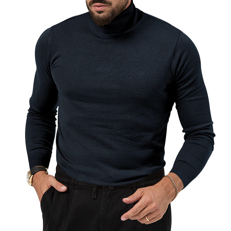 Autumn And Winter New High-elastic Turtleneck Knitted Cashmere