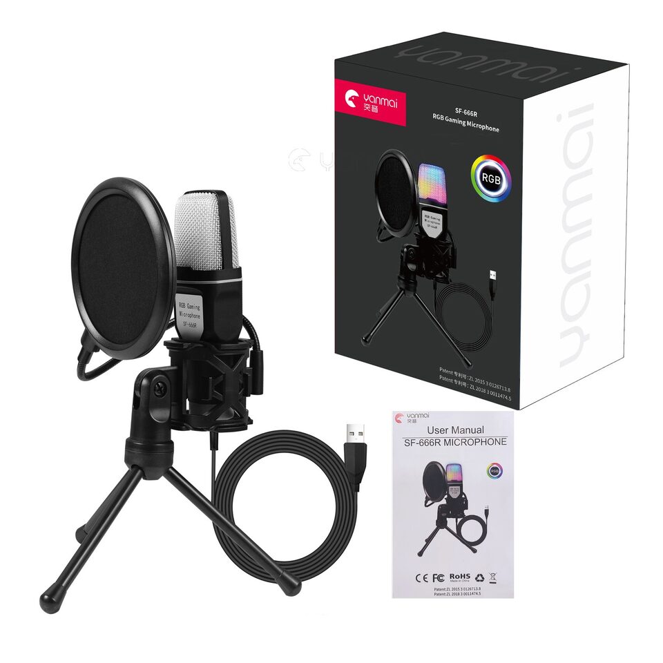 Desktop Microphone Live Conference