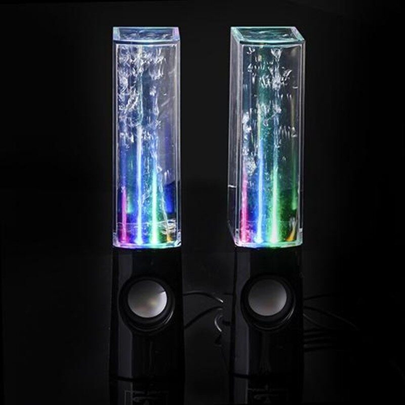 Dancing Water Speaker LED Light Fountain Family Party