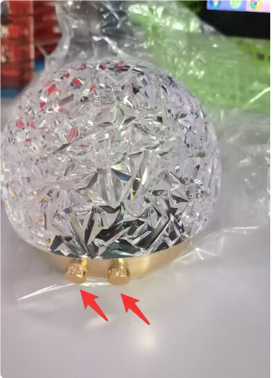New Water Ripple Projector Night Light Crystal Mood