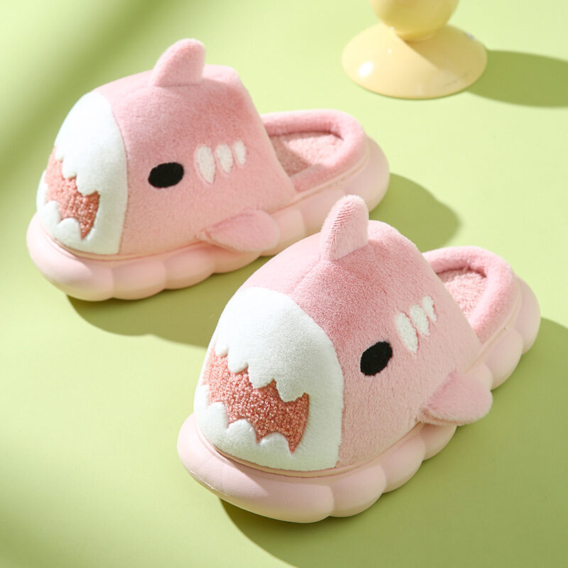 Winter Shark Slippers Fashion Thick Bottom Garden Home