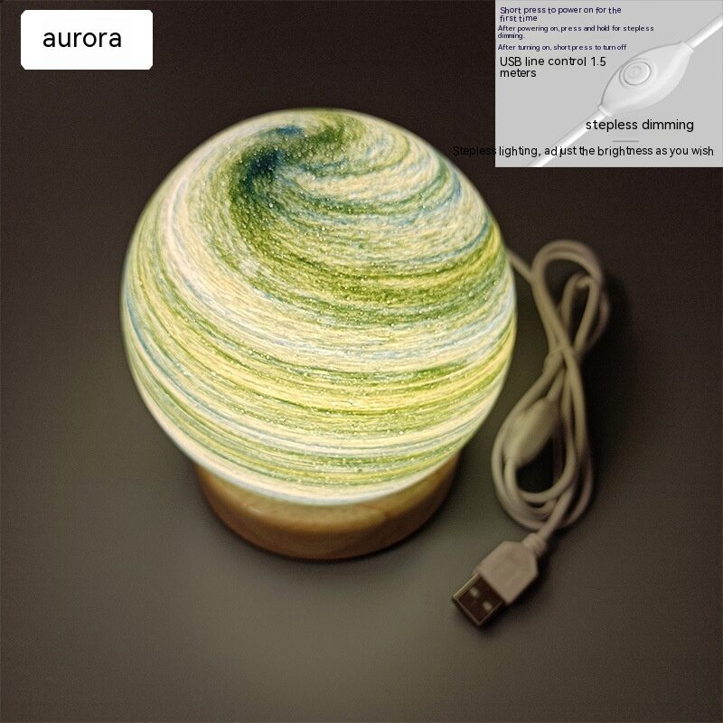 Lantern Sunset Table Lamp Atmosphere Rainbow Small Night