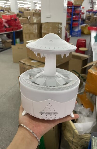 New UFO Raindrop Humidifier Water Drop Air USB
