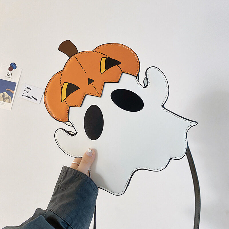 Halloween Shouder Bags Creative 3D Cartoon Pumpkin Ghost