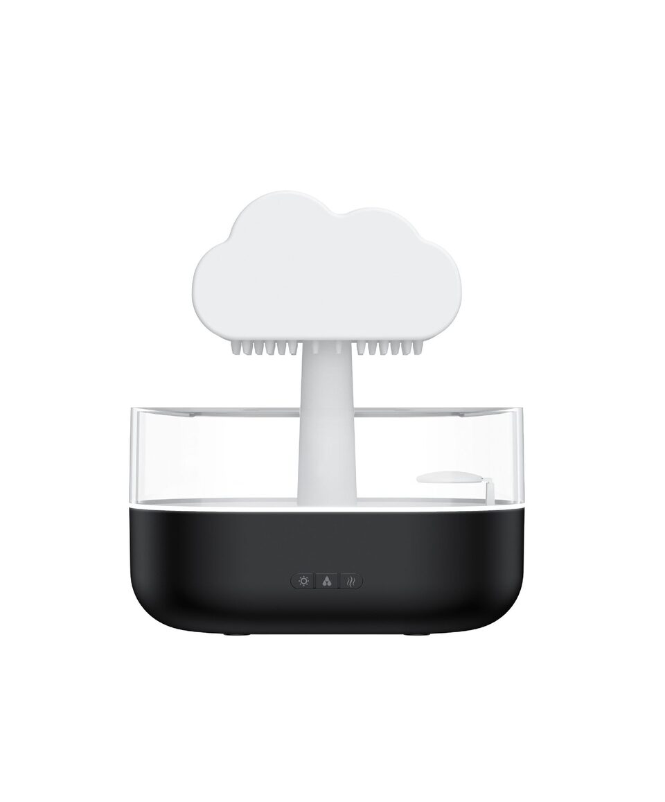 Rain Cloud Night Light Humidifier With Raining Water