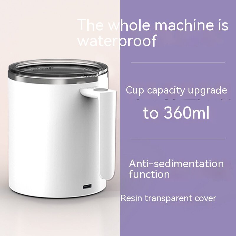 Portable Smart Magnetic Automatic Mixing Coffee Cup Rechargeable