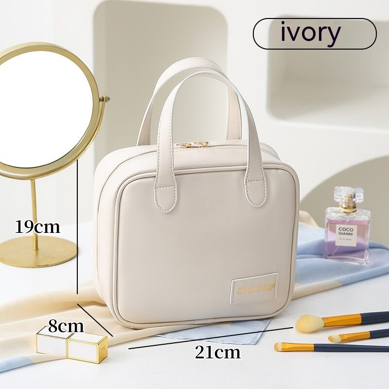 PU Large Capacity Travel Make Up Storage Organizer