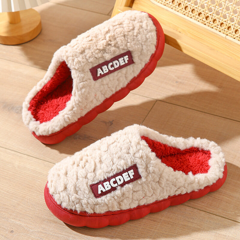 New Letter Home Slippers Autumn And Winter Indoor