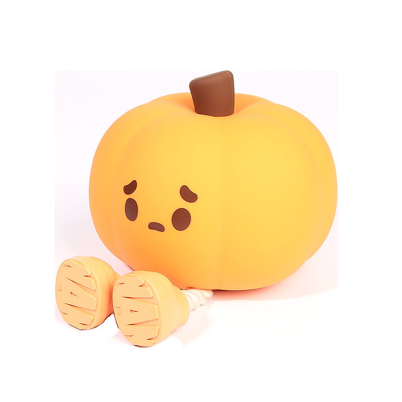 Home Decor Halloween Pumpkin Night Light Cute Soft