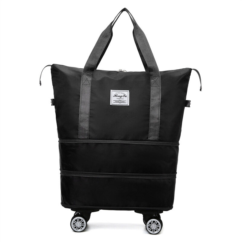 New Universal Wheel Travel Bag With Double-layer Dry