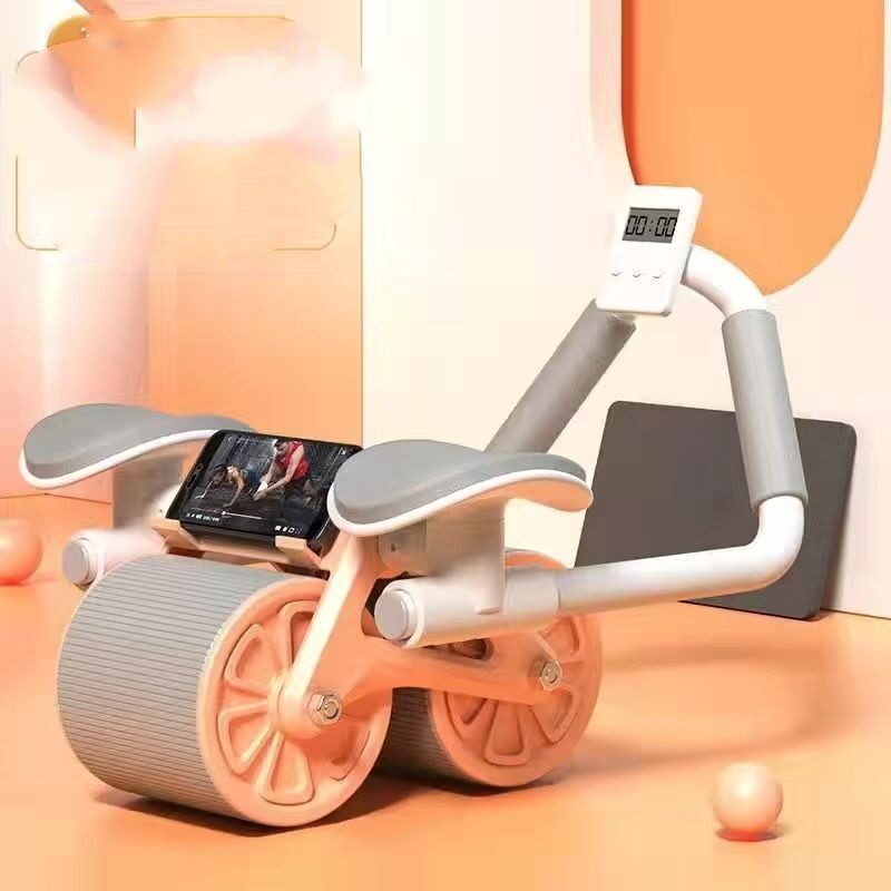 Abdominal Wheel Automatic Rebound AB Roller Elbow Support