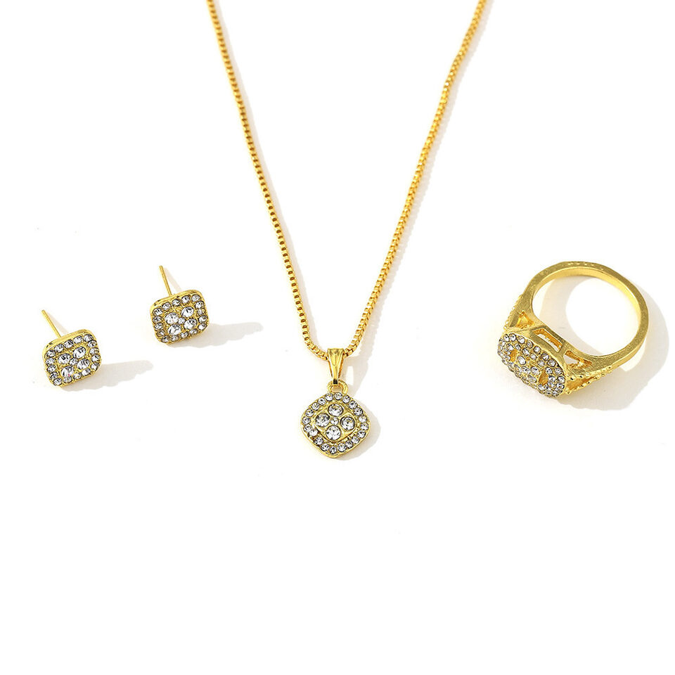 Necklace Three-piece Wedding Set
