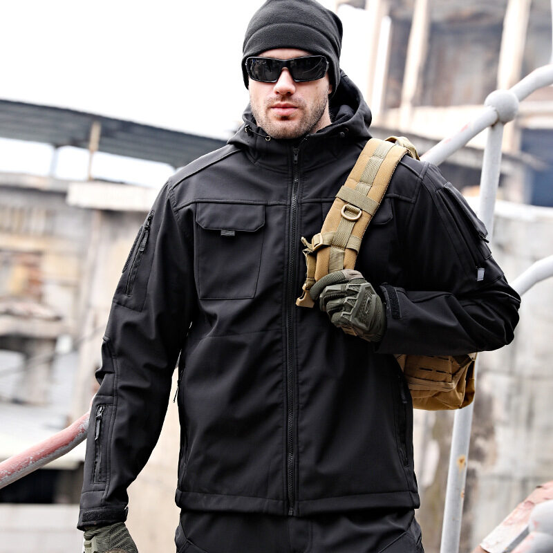Tactical Soft Shell Jacket Windbreaker Waterproof Outdoor