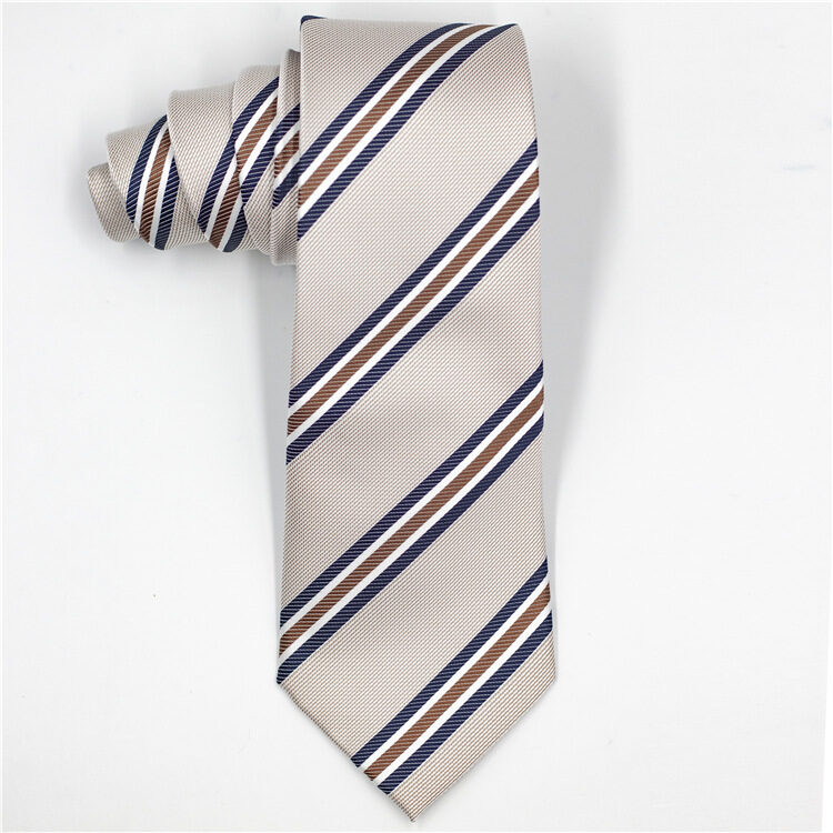 Business Formal Wear Classic Contrast Color Twill Tie