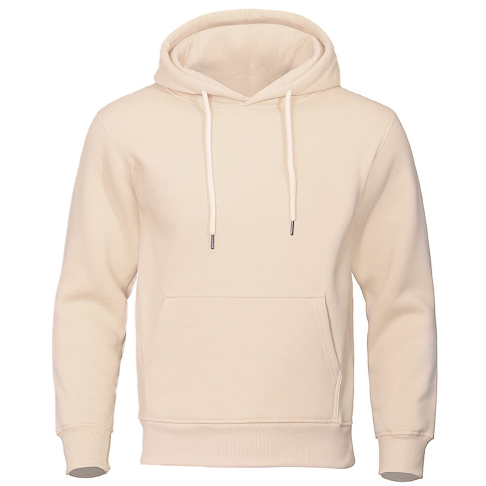 Solid Color Pullover Sweatshirt Spring Fashion Fleece Unisex