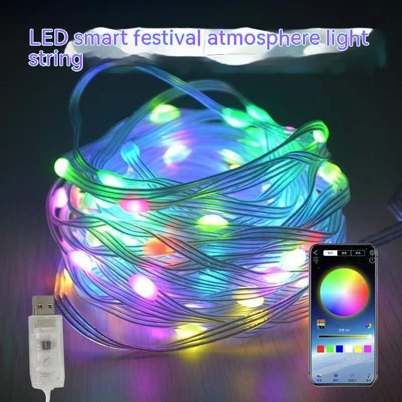 Smart Point Control Voice Lighting Chain Mobile Phone