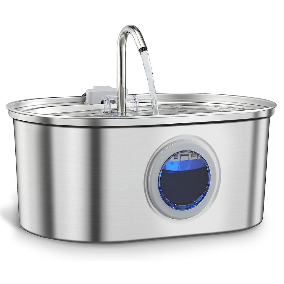 Water Feeder Stainless Steel Pet Dispenser