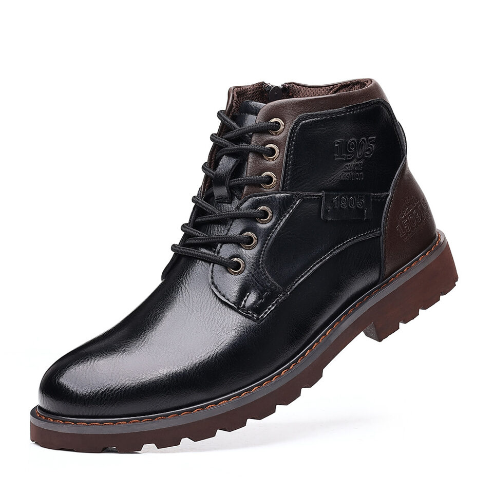 Men's Boots Motorcycle Mid-calf
